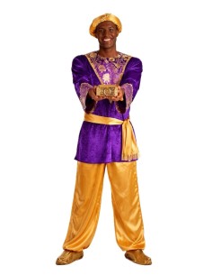Fantasia de Paje Baltasar Tamanho L - de alta qualidade, ideal para carnaval, festas temáticas e eventos especiais. 2